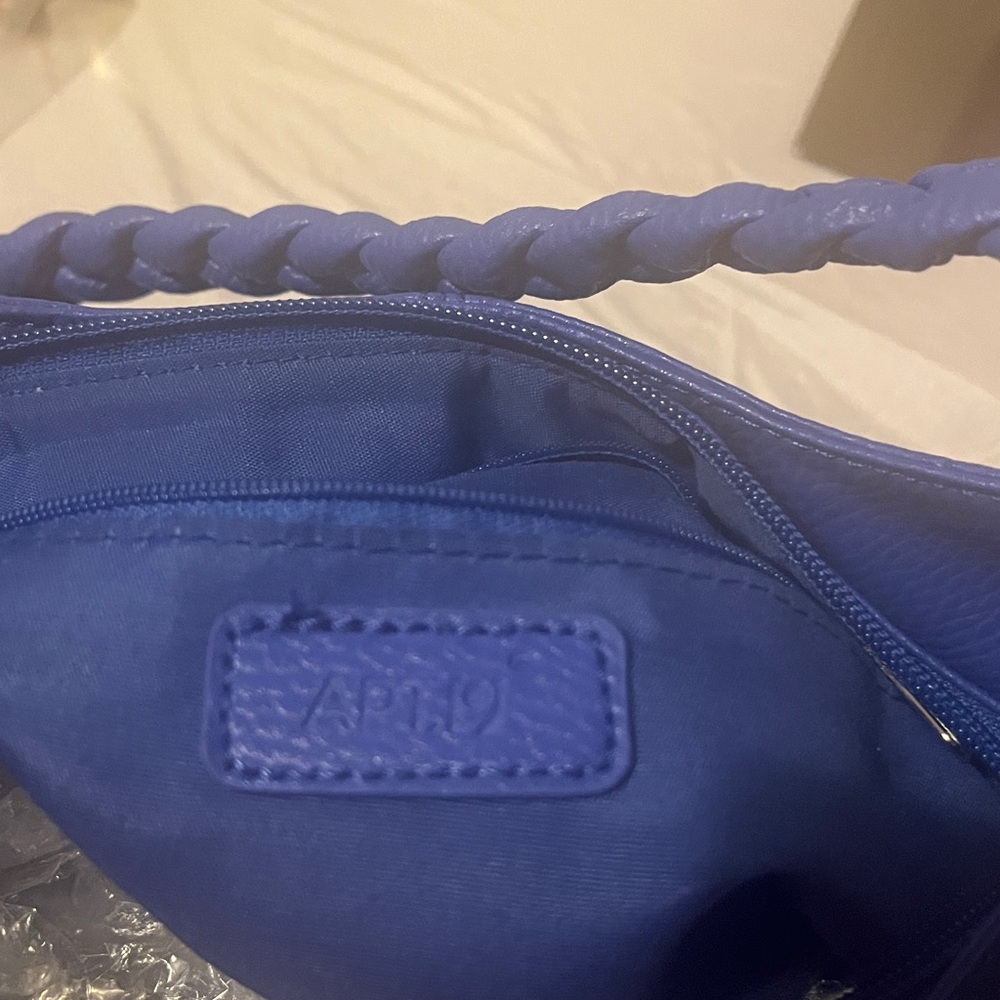 Apt 9 Blue Leather Hobo Bag - Picture 2 of 12
